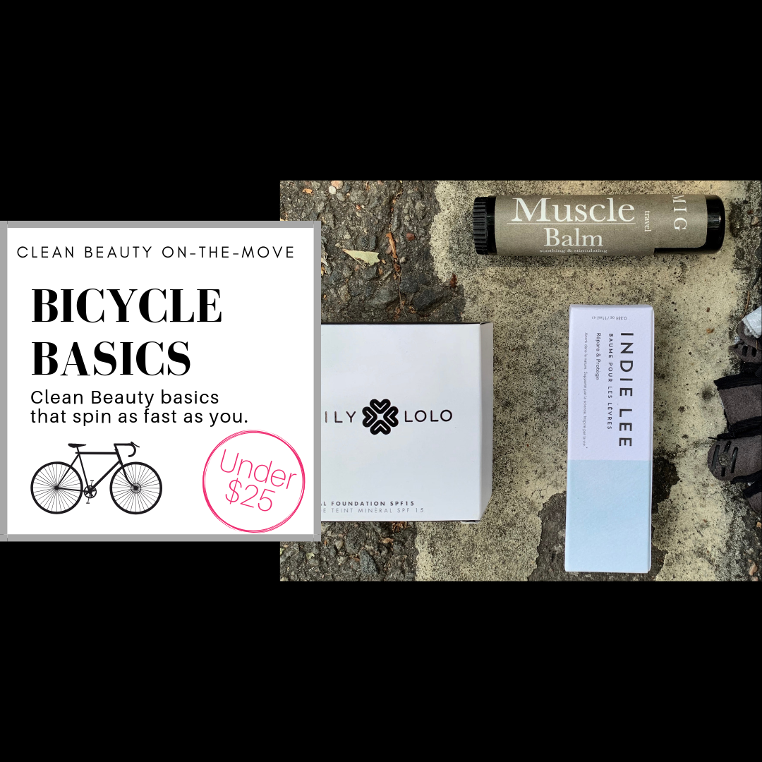 clean beauty on the move: bicycle basics