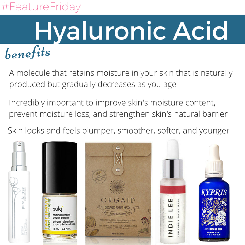 #featurefriday hyaluronic acid benefits