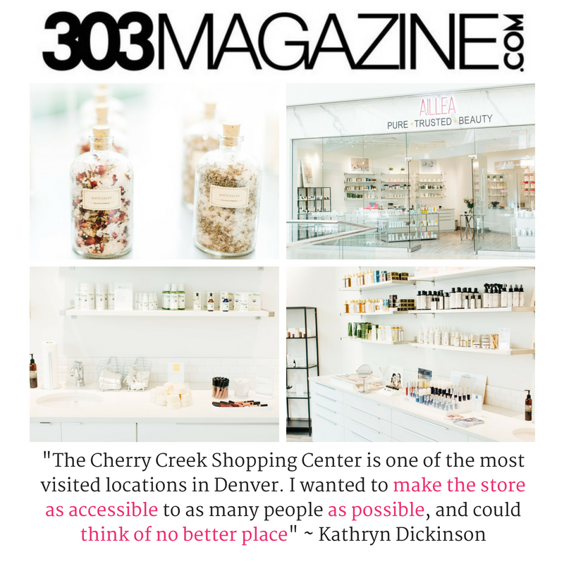 Aillea Opens Second Location in Cherry Creek. article from 303Magazine.com