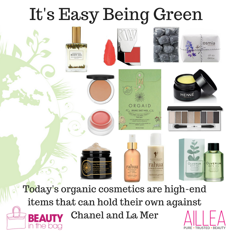 it's easy being green. article from beauty in the bag