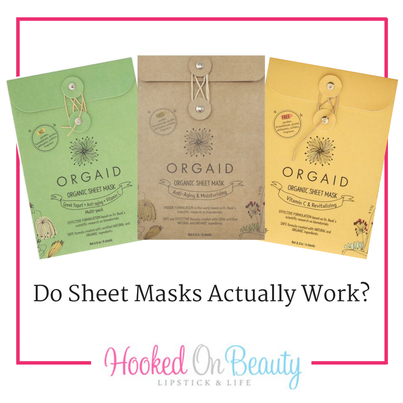 do sheet masks actually work? article from hooked on beauty