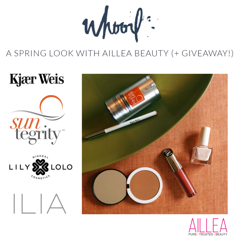 a spring look with aillea beauty (and giveaway). featuring kjaer weis, suntegrity, lily lolo, and ilia