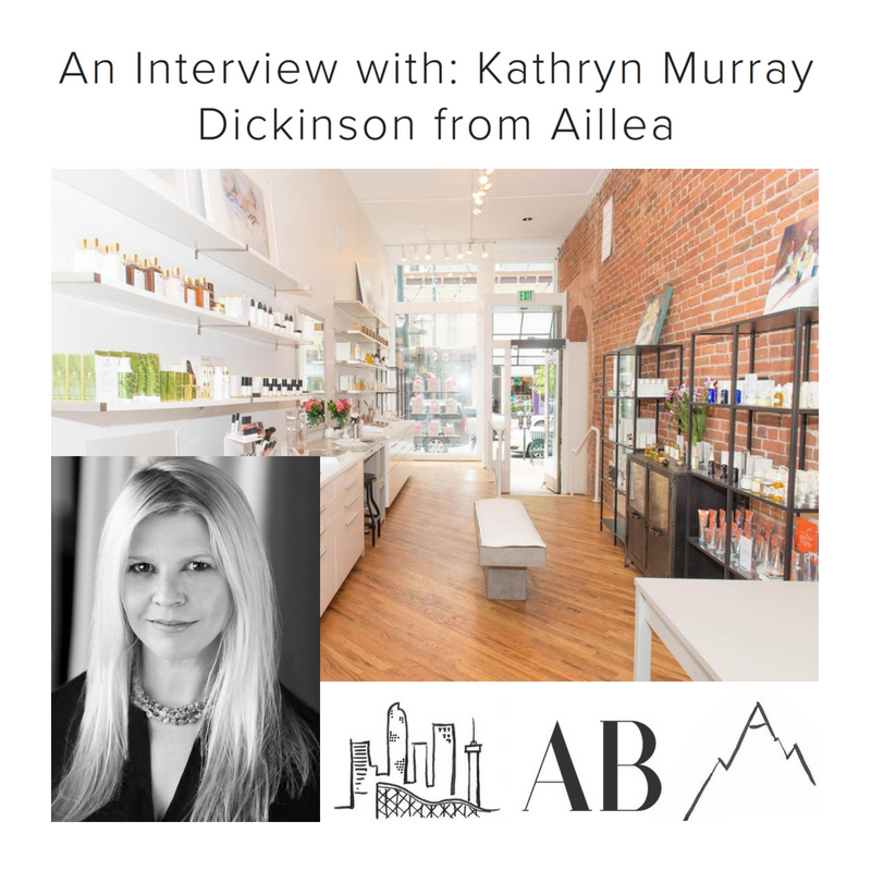 an interview with kathryn murray dickinson from aillea. article by annie bloj