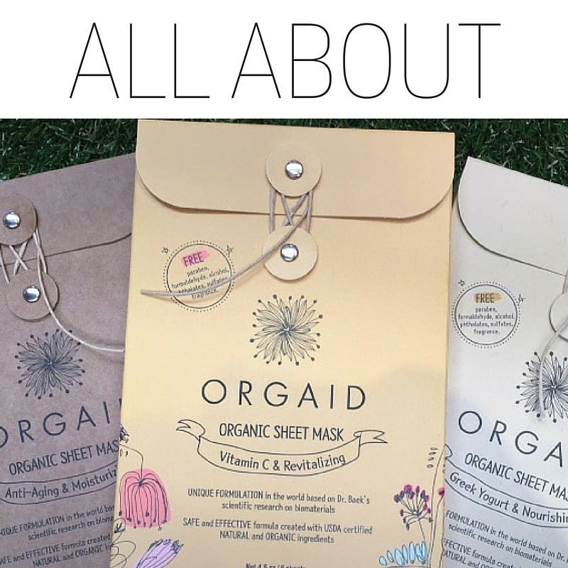 all about orgaid sheet masks