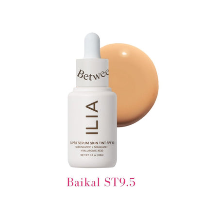 ILIA Super Serum Skin Tint SPF 40 ST9.5 Baikal: (for medium skin with warm undertones) - AILLEA