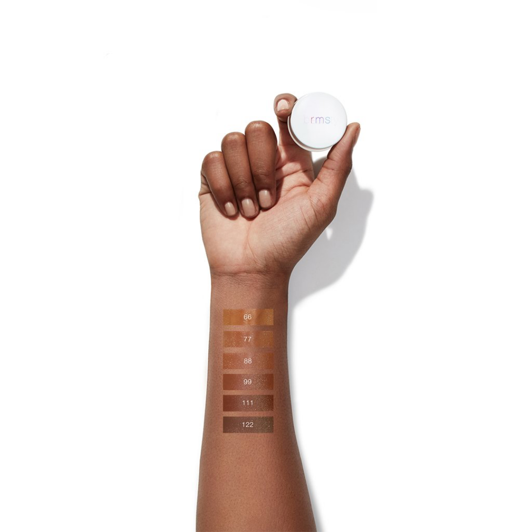 RMS "Un" Cover-up Concealer arm swatches of shades 66-122