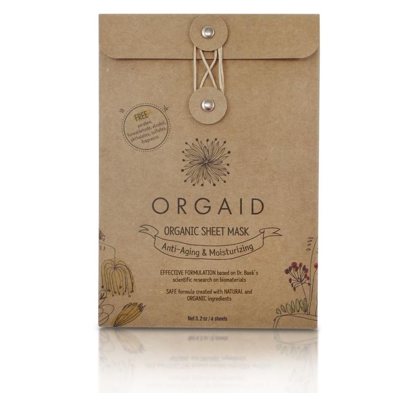 Orgaid Anti-Aging and Moisturizing Sheet Mask - Box of 4 - AILLEA