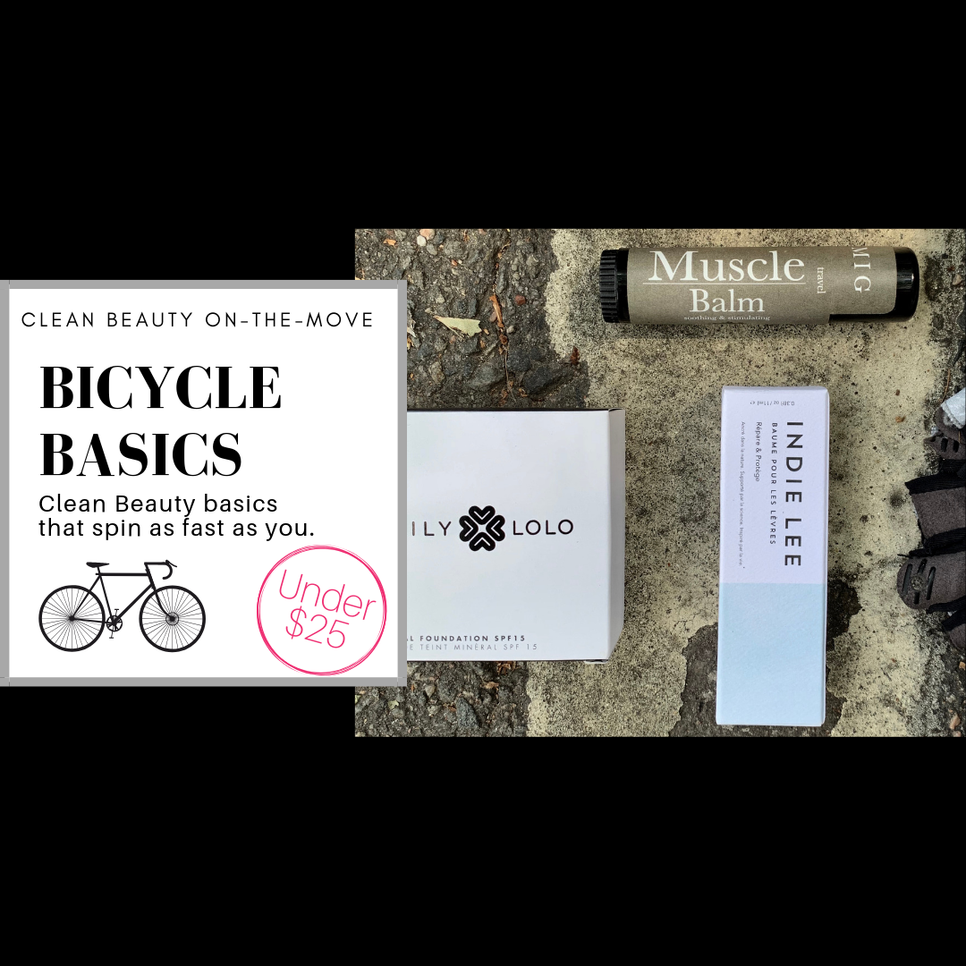 clean beauty on the move: bicycle basics 