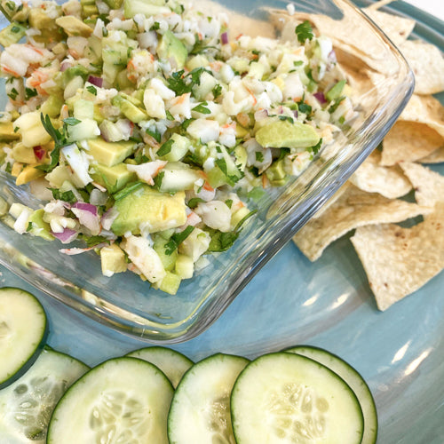 ceviche serving dish