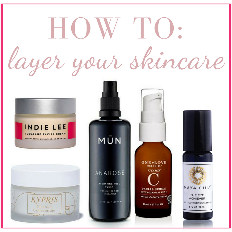 how to layer your skincare