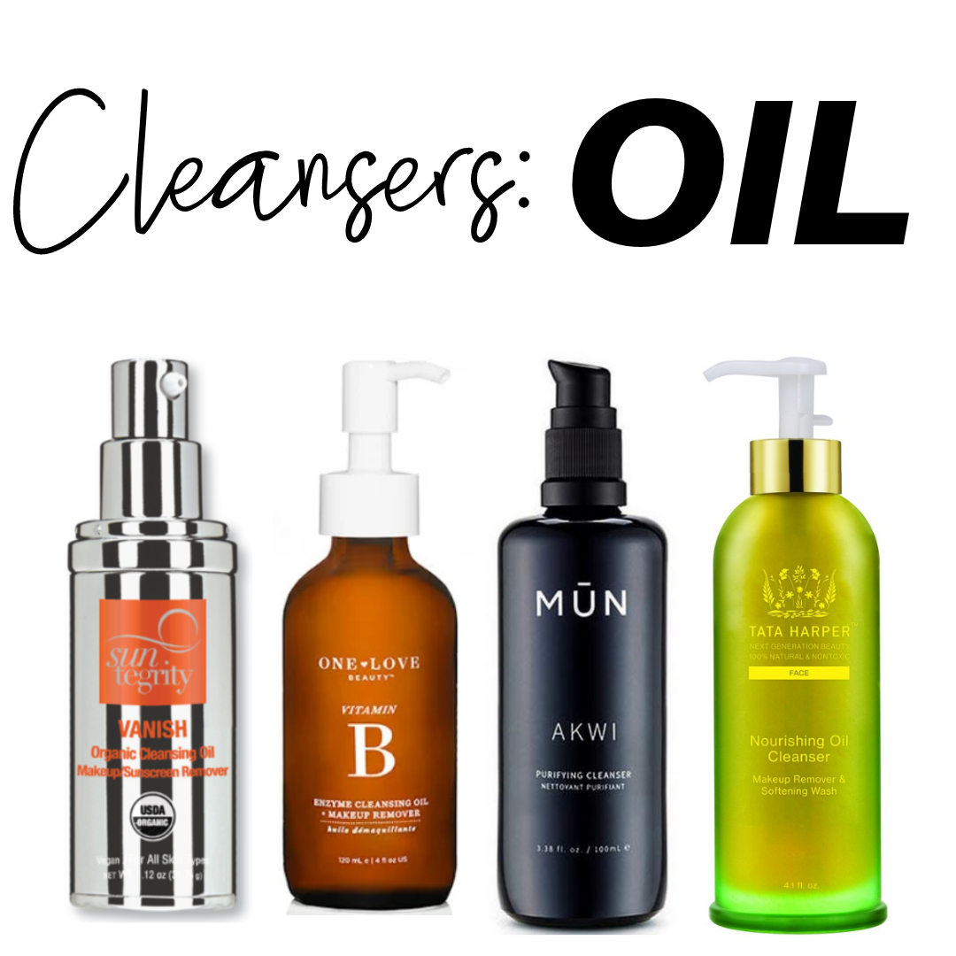 cleansers: oil