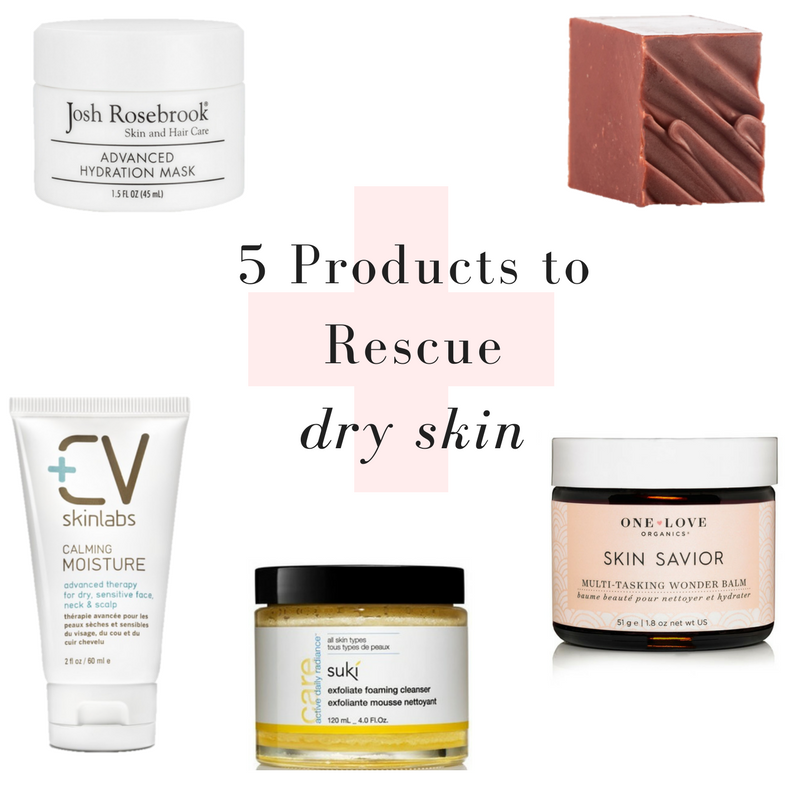 5 products to rescue dry skin