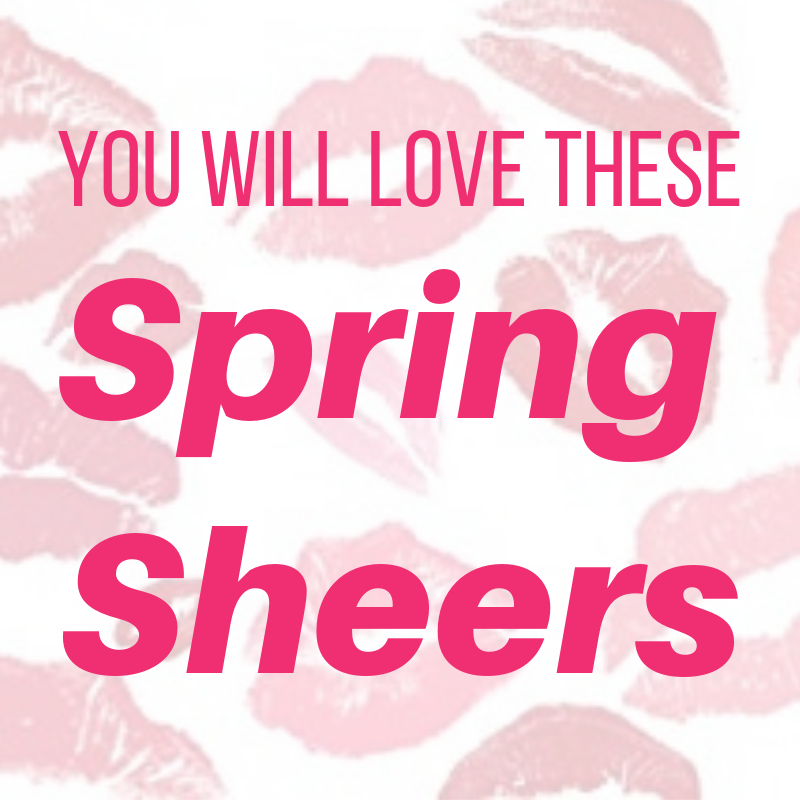 you will love these spring sheers