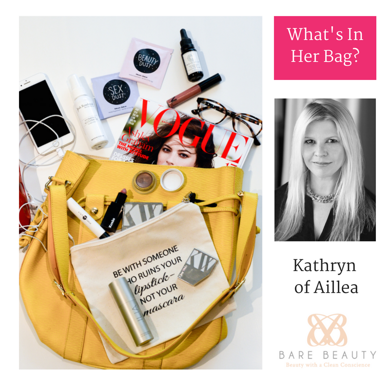 what's in her bag? featuring kathryn of aillea. article from bare beauty