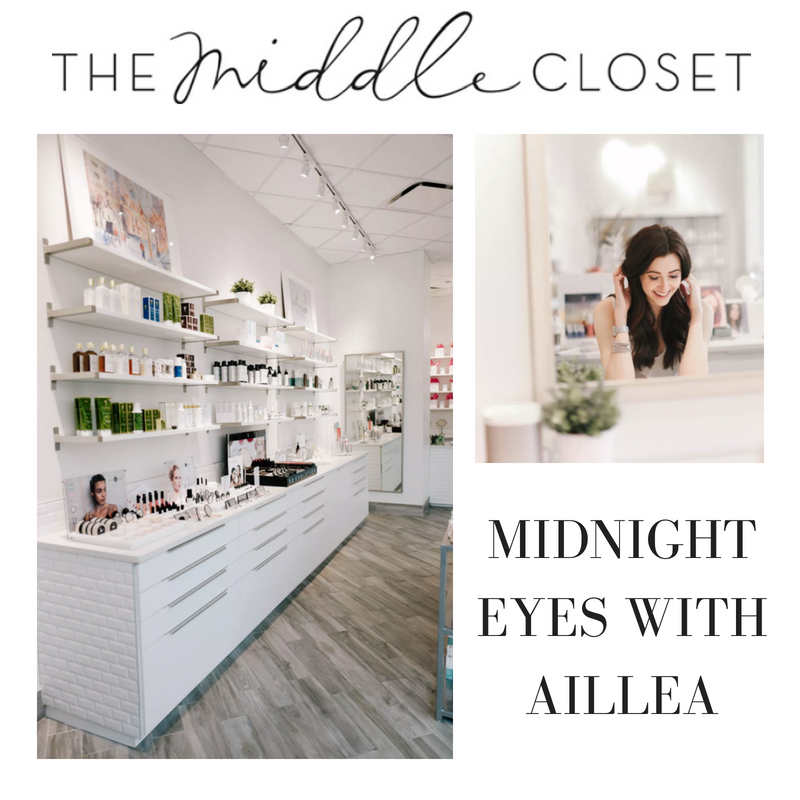 midnight eyes with aillea. article by the middle closet 