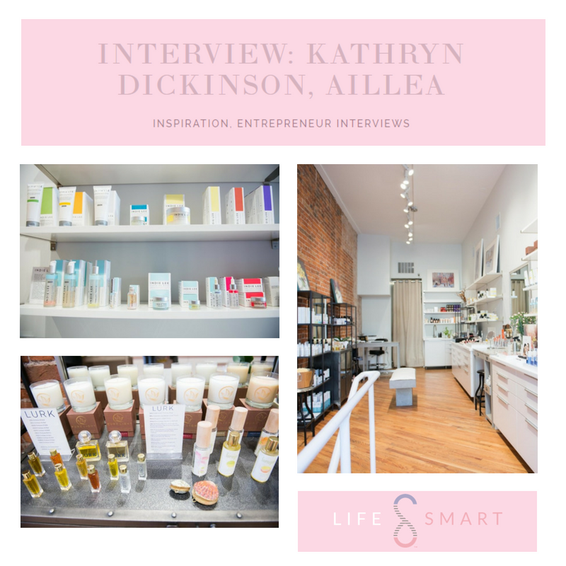 interview: Kathryn Dickinson, Aillea. article from Life smart 