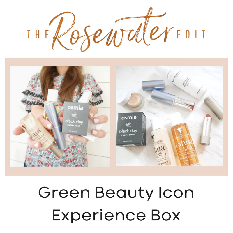 green beauty icon experience box. article from the rosewater edit