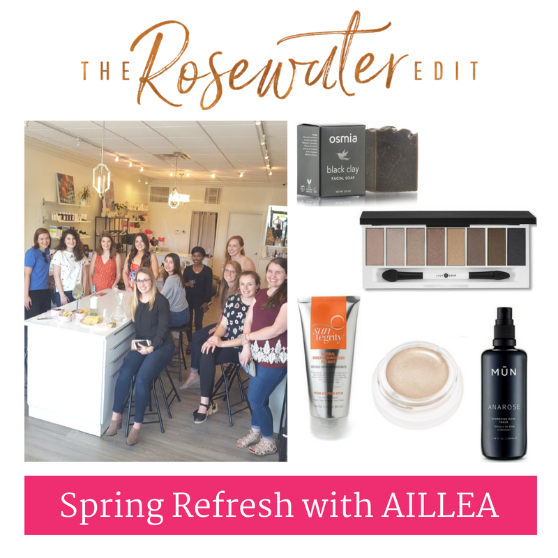 spring refresh with aillea. article from the rosewater edit