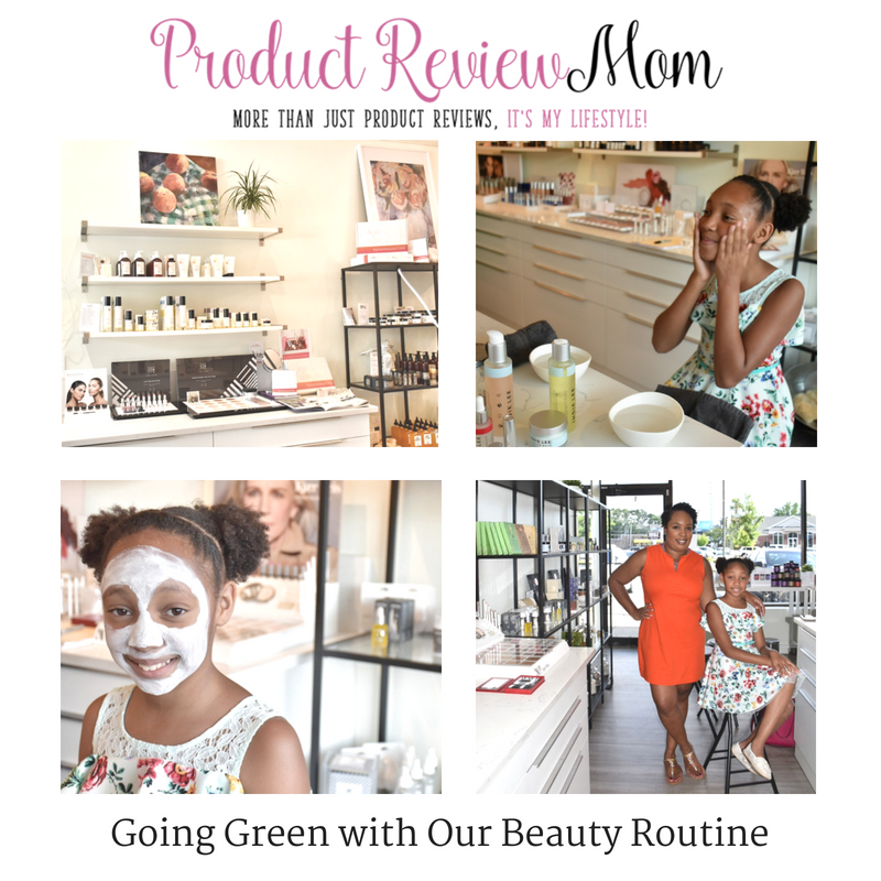 going green with our beauty routine. article by product review mom