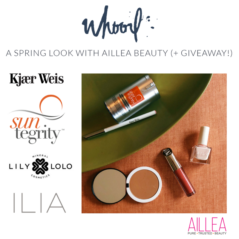 a spring look with aillea beauty (and giveaway). featuring kjaer weis, suntegrity, lily lolo, and ilia 