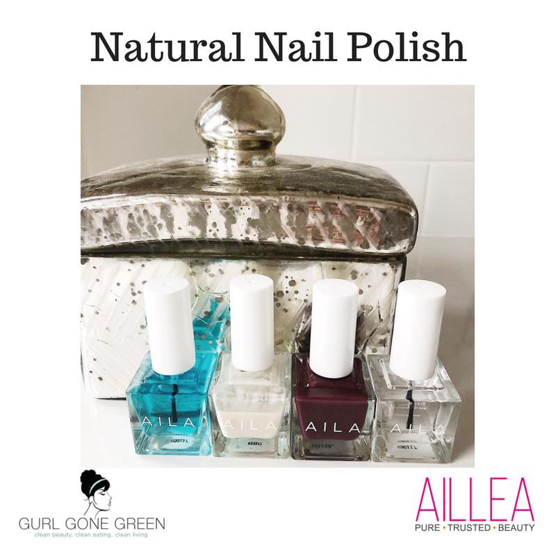 natural nail polish. featuring aila nail polish. article by gurl gone green