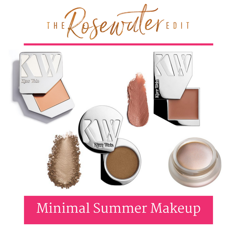 minimal summer makeup. featuring kjaer weis and rms beauty products. article from the rosewater edit