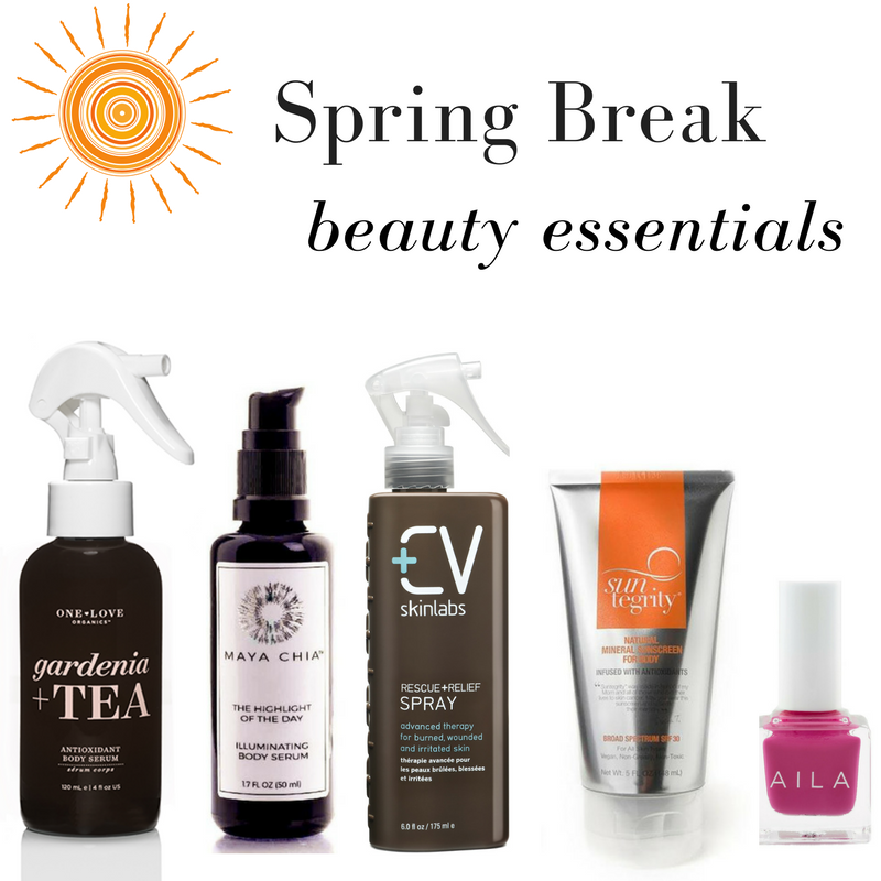 spring break beauty essentials 