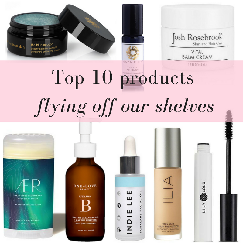 top 10 products flying off our shelves 