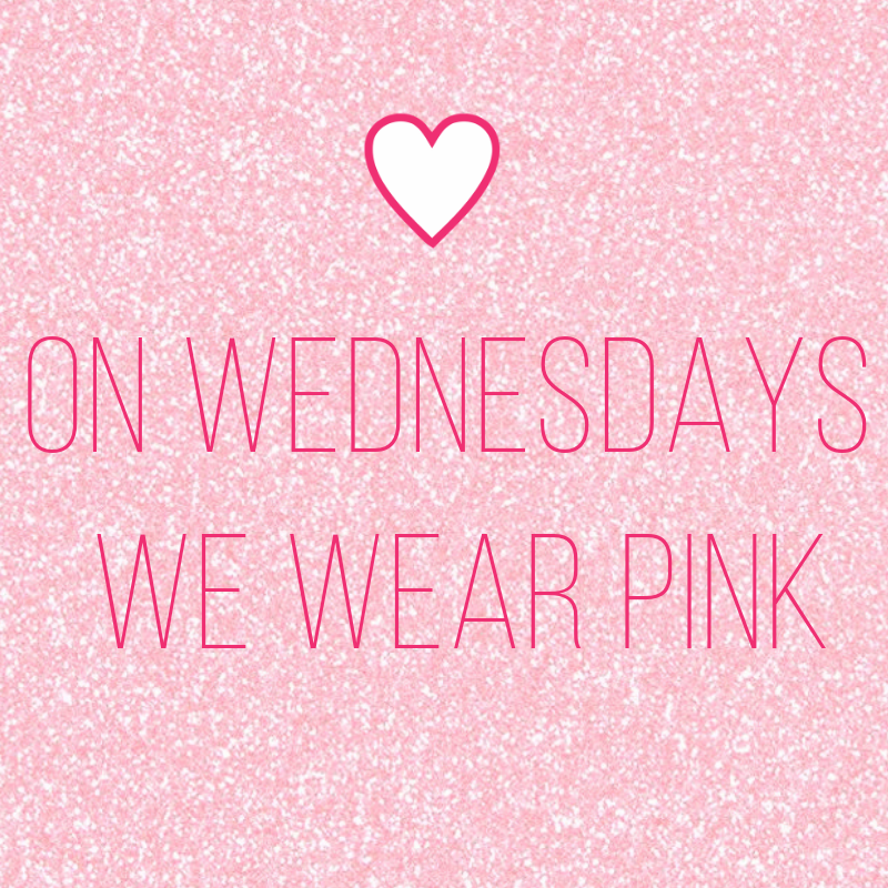 on wednesdays we wear pink