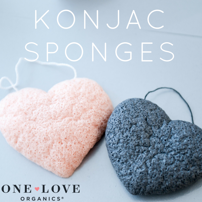 one love organics konjac sponges