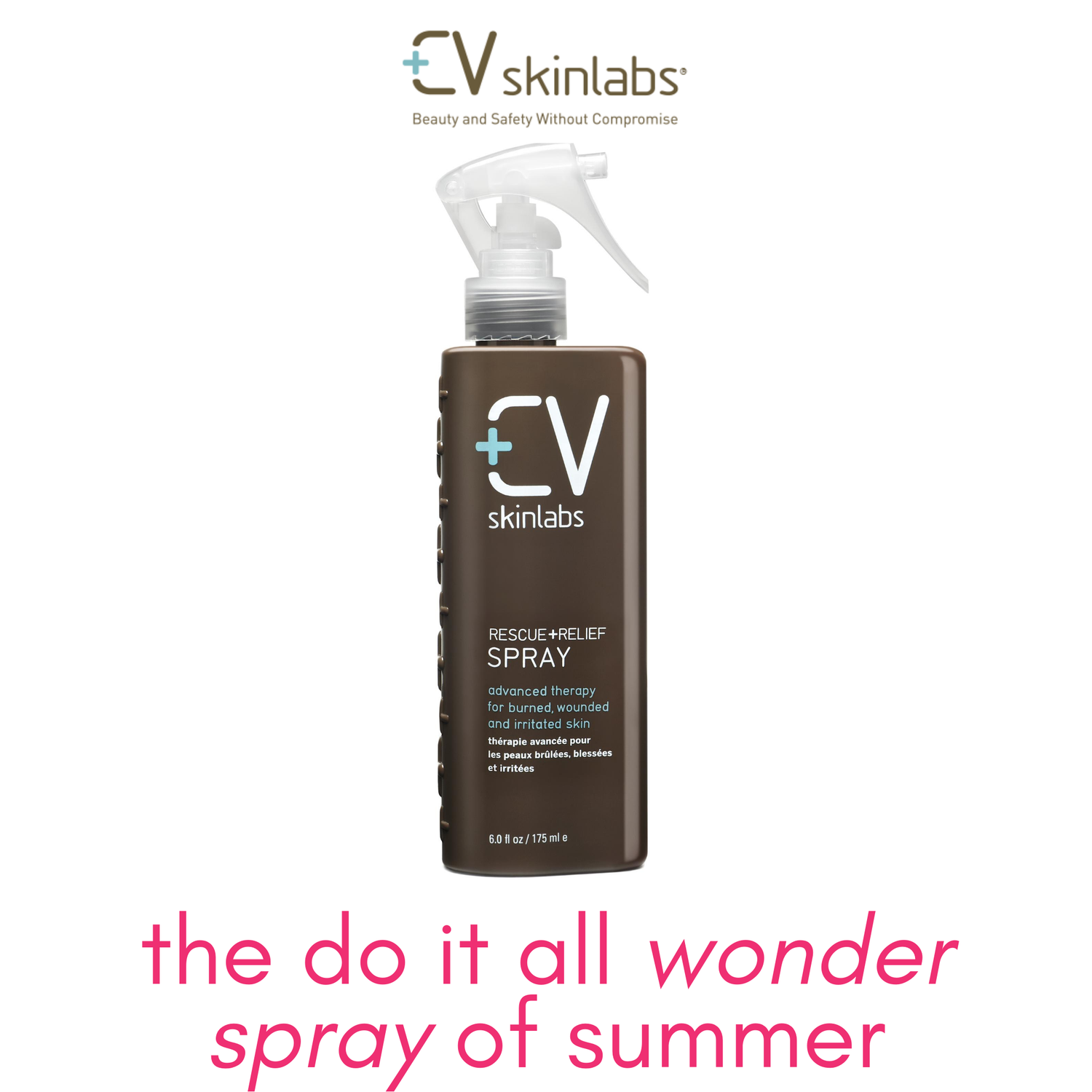cv skin labs rescue and relief spray: the do it all wonder spray of summer