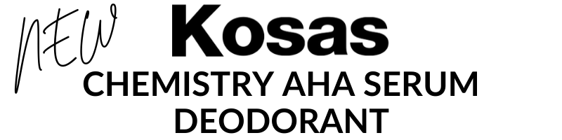 new kosas chemistry aha serum deodorant