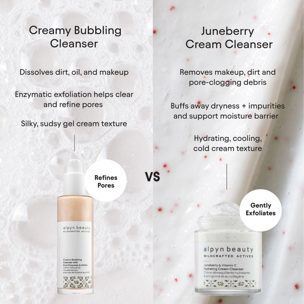 Alpyn Beauty Juneberry &amp; Vitamin C Hydrating Cream Cleanser - AILLEA