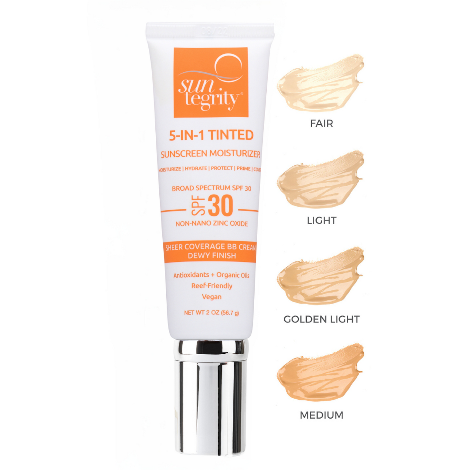 Suntegrity 5-in-1 Tinted Sunscreen Moisturizer - AILLEA