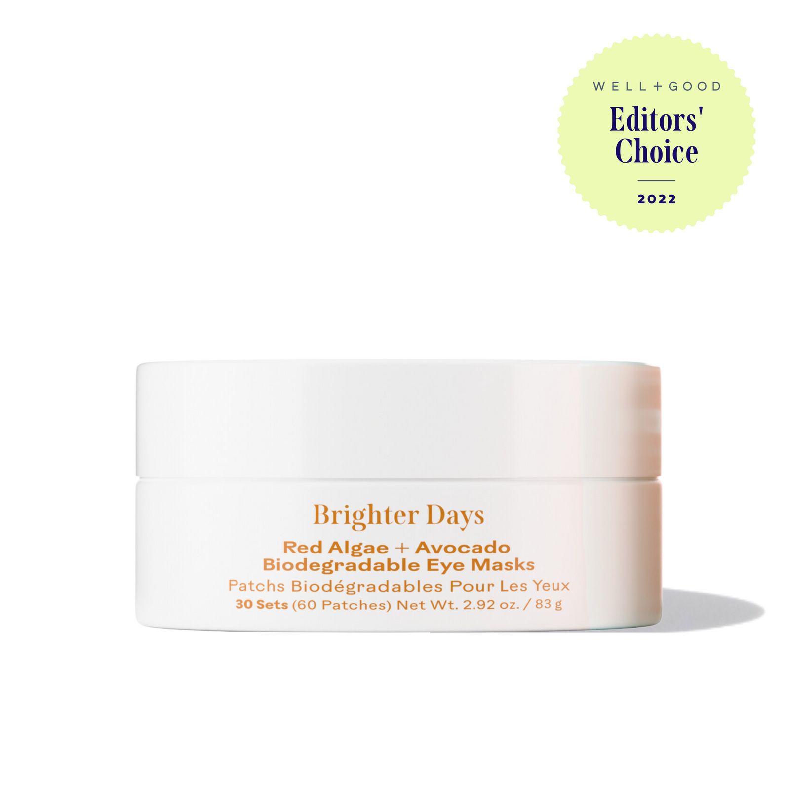 Three Ships Brighter Days Red Algae + Avocado Biodegradable Eye Masks - AILLEA