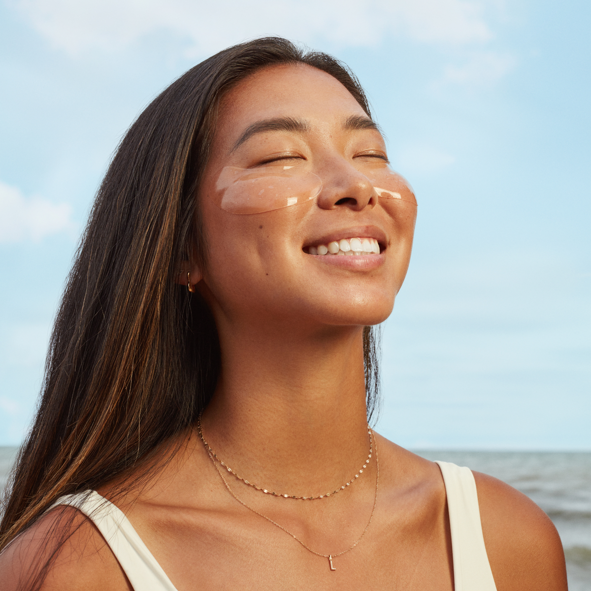 Three Ships Brighter Days Red Algae + Avocado Biodegradable Eye Masks - AILLEA