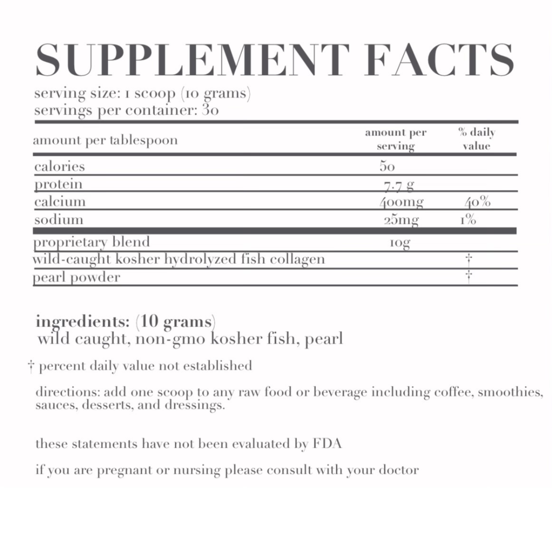 Agent Nateur Nutritional information