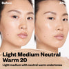 20 - light medium with neutral warm undertones