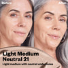 21 - light medium with neutral undertones