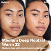 32 - medium deep with neutral warm undertones
