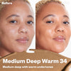 34 - medium deep with warm undertones