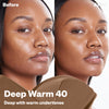 40 - deep with warm undertones