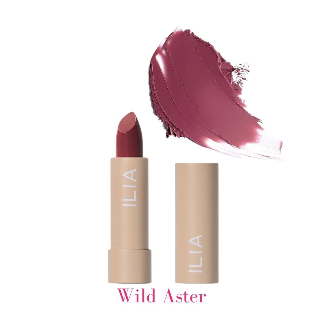 ILIA Color Block High Impact Lipstick - AILLEA - Wild Aster: Berry Brown with Cool Undertones