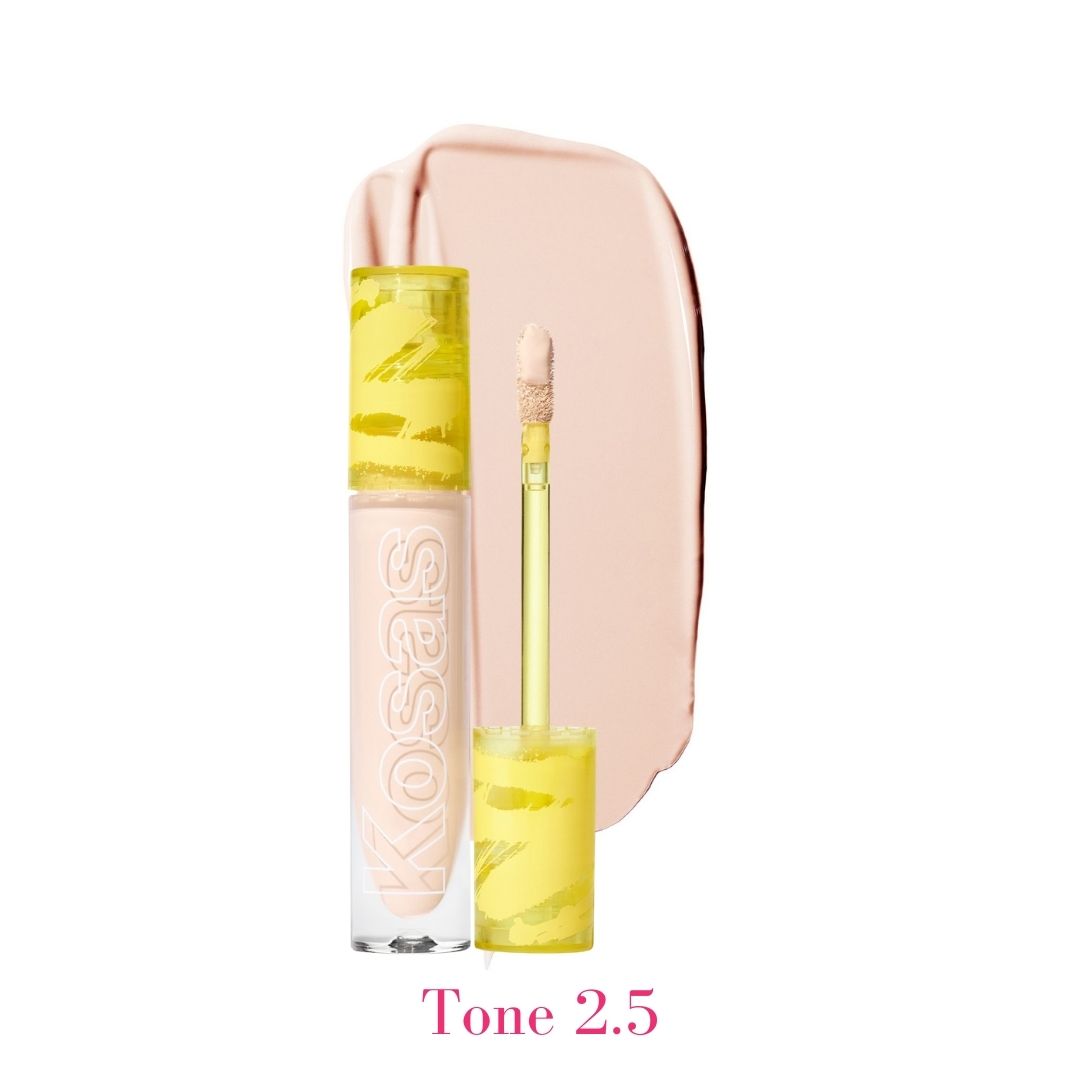 Kosas Revealer Concealer - Tone 2.5 Light with cool peach undertones - AILLEA