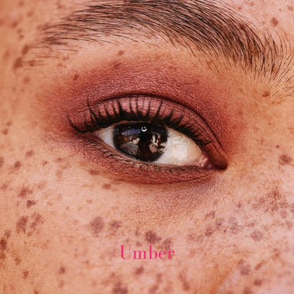 ILIA Liquid Powder Chromatic Eye Tint in Umber on Model - AILLEA