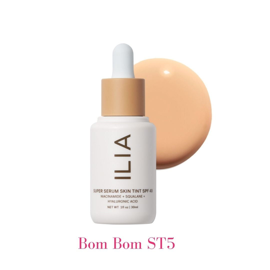 ILIA Super Serum Skin Tint SPF 40 ST5 Bom Bom: (for light skin with neutral undertones) - AILLEA