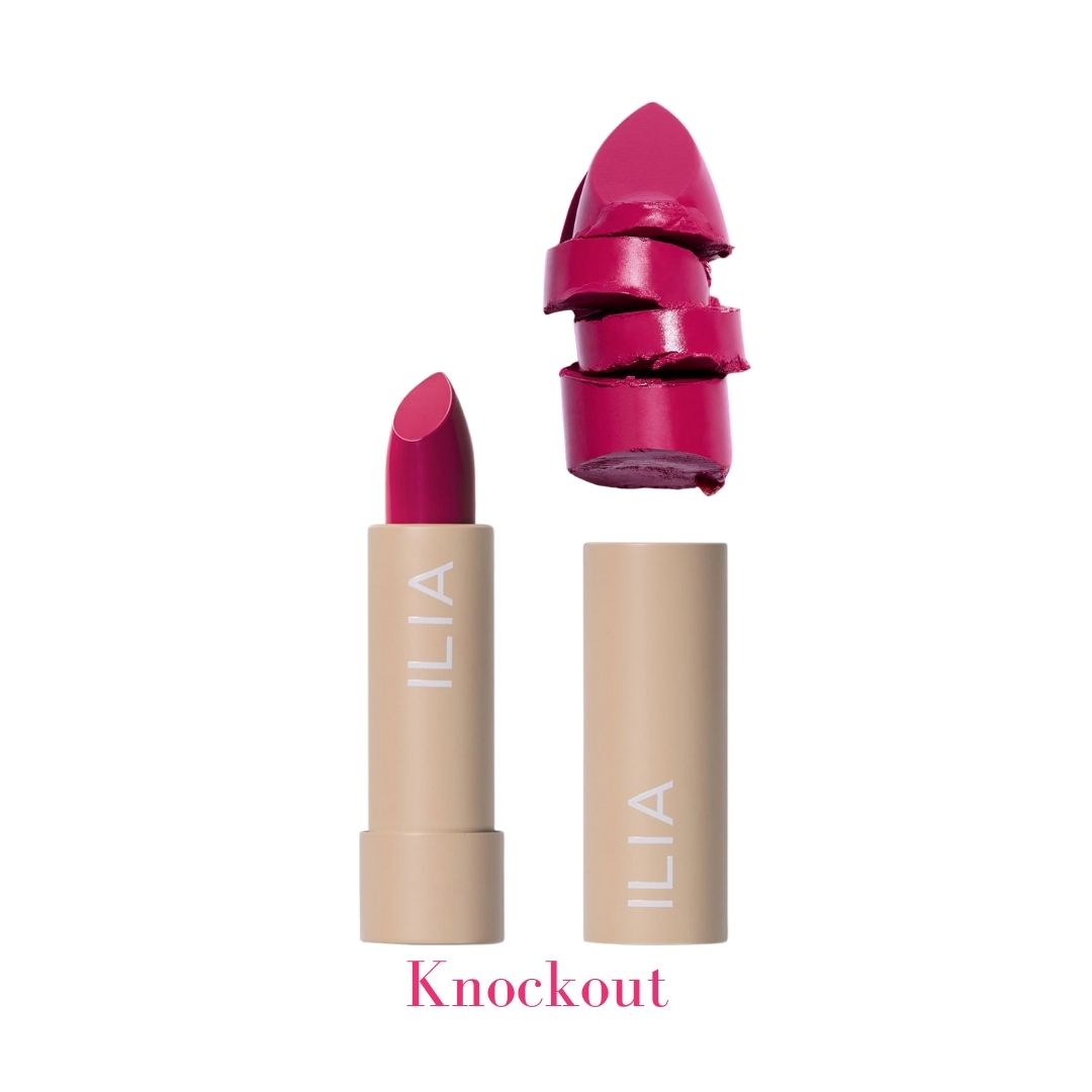 ILIA Color Block High Impact Lipstick - AILLEA - Knockout: Bold Magenta with Cool Undertones