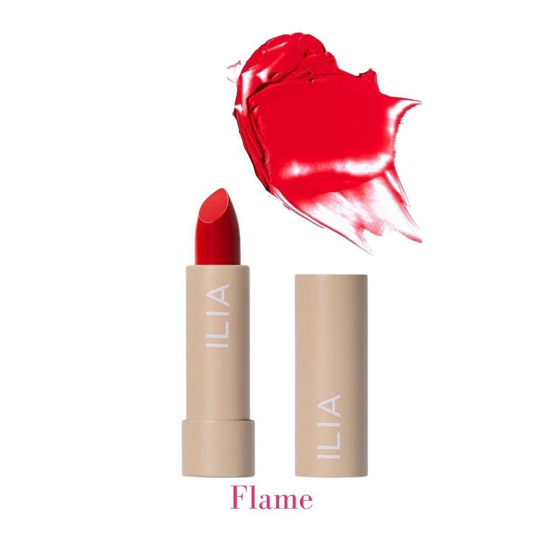 ILIA Color Block High Impact Lipstick - AILLEA - Flame: Fire Red with Warm Undertones