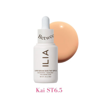 ILIA Super Serum Skin Tint SPF 40 ST6.5 Kai: (for light-medium skin with cool undertones) - AILLEA