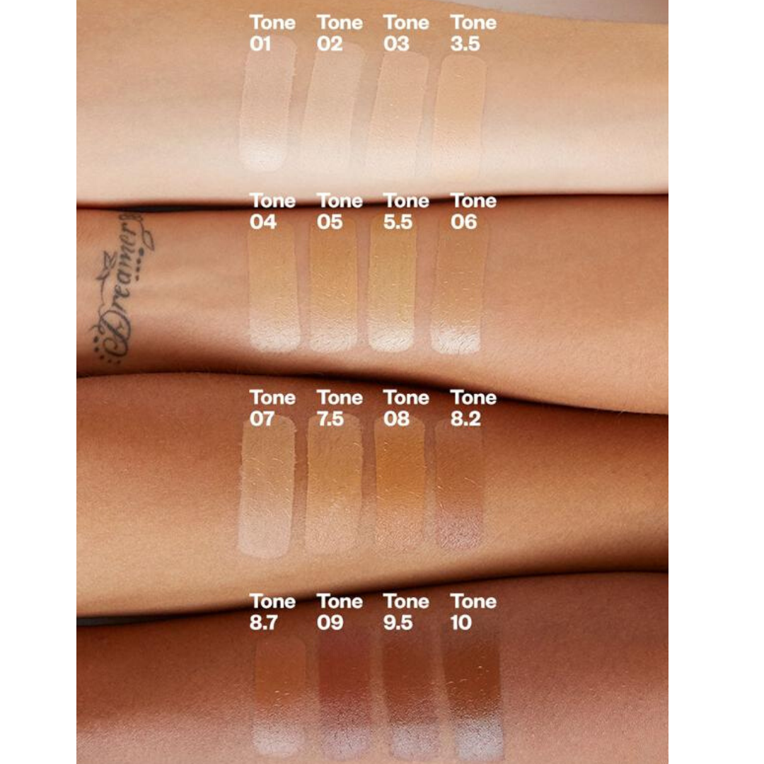 Kosas Tinted Face Oil - arm swatches - AILLEA